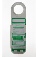 10'lu Set Iskele Güvenlik Kartı Kaza Önleme Etiket Seti , Etiket Tutucu, Pvc Etiket
