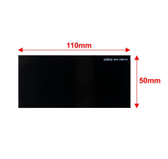 Sağdıç Kaynak Maske Camı Siyah 50X110 mm No: 9