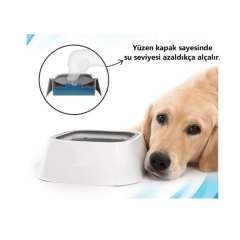 Yeni Nesil Su Sıçratmayan Köpek Su Kabı - No Splash Dog Water Bowl