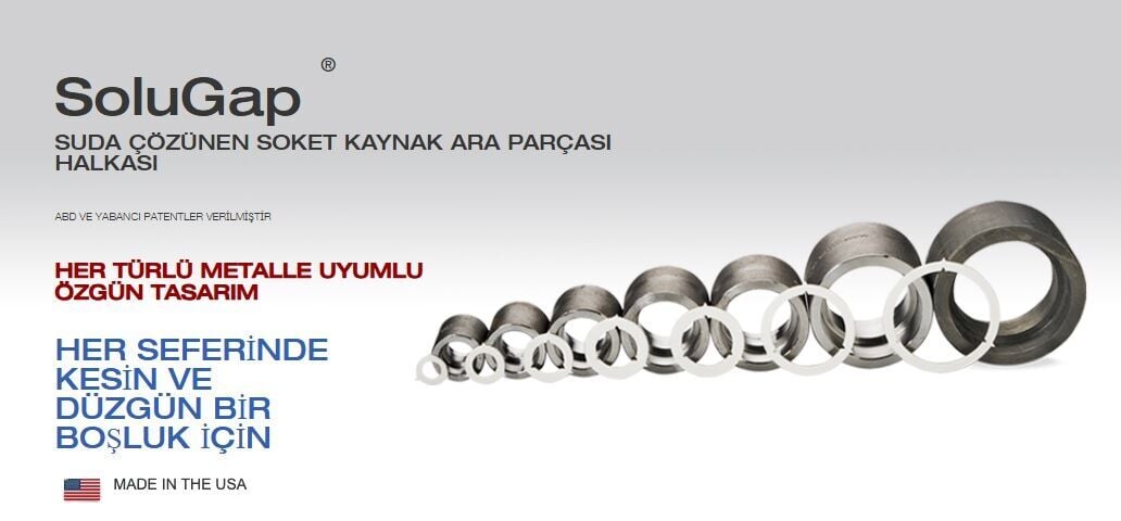 SGP-0.75  3/4″ AQUASOL SoluGap ® GAPOLET   SUDA ÇÖZÜNEN SOKET KAYNAK ARA PARÇASI CONTASI(Kopya)