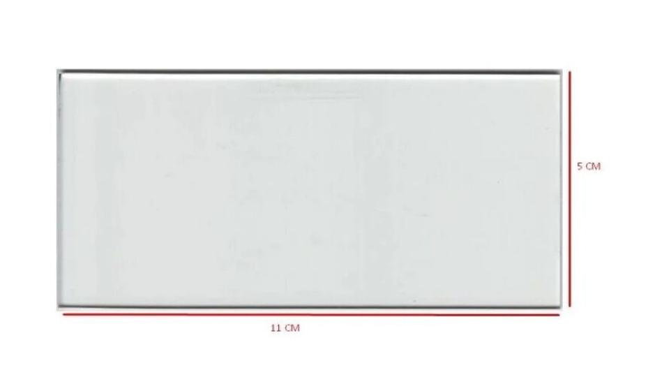 Dar Şeffaf Kaynak Maske Camı (50x110 mm)